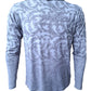Hammerhead Camo Performance Hoodie - Gray Men's SPF Ocean Fishing Tops Tormenter Ocean 