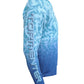 Hammerhead Camo Performance Hoodie - Seafoam Men's SPF Ocean Fishing Tops Tormenter Ocean 