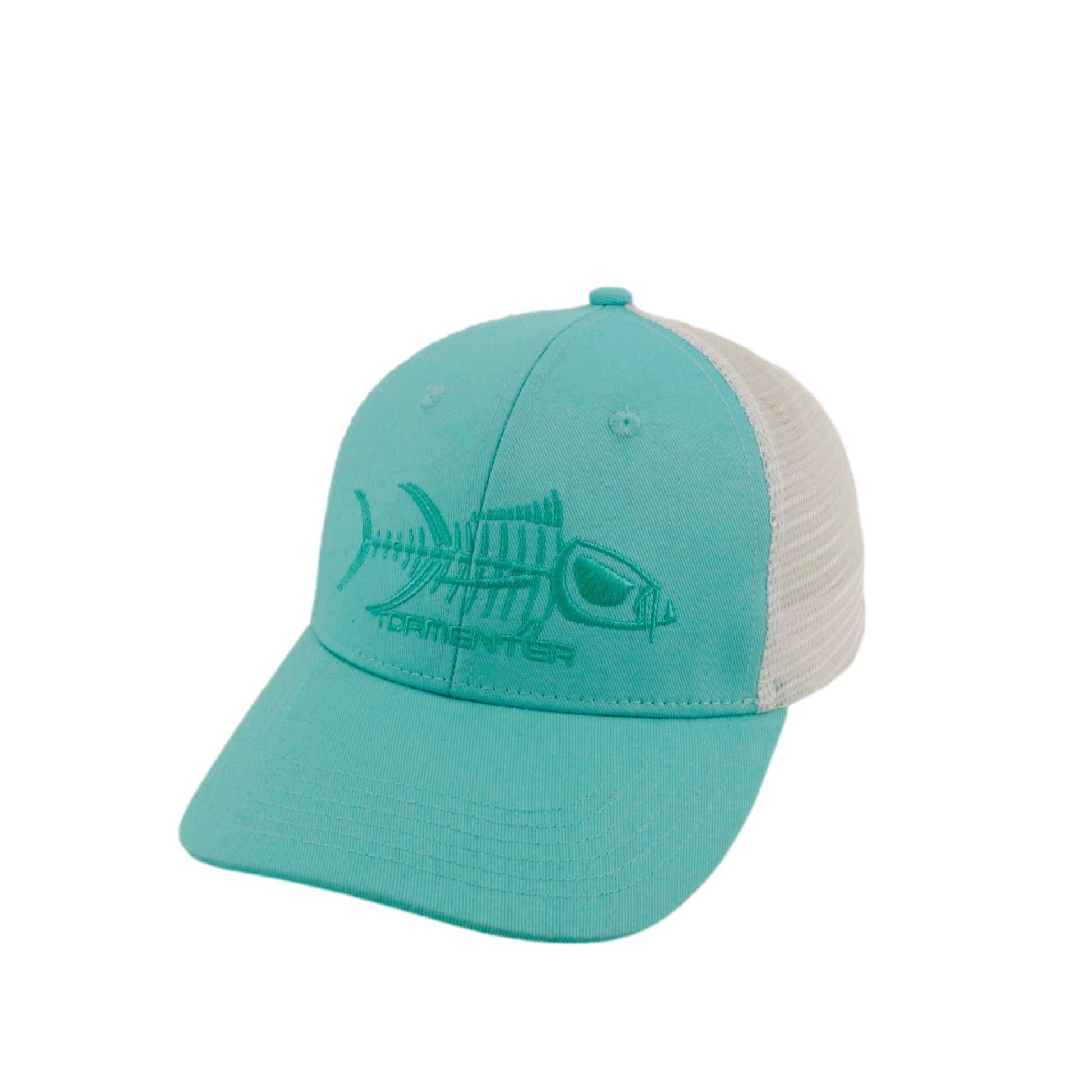 Hat-Seafoam with White Mesh Head Gear Tormentor Ocean 