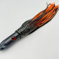 Super Smoker - HEADS UP! -30 Year Anniversary Limited Edition Chromed & Aluminum Trolling Lures Tormenter Ocean Fishing Gear Black/Orange Rigged - w/ 5 x 13" Bag 