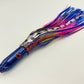 Super Smoker - HEADS UP! -30 Year Anniversary Limited Edition Chromed & Aluminum Trolling Lures Tormenter Ocean Fishing Gear Rainbow Purple Rigged - w/ 5 x 13" Bag 