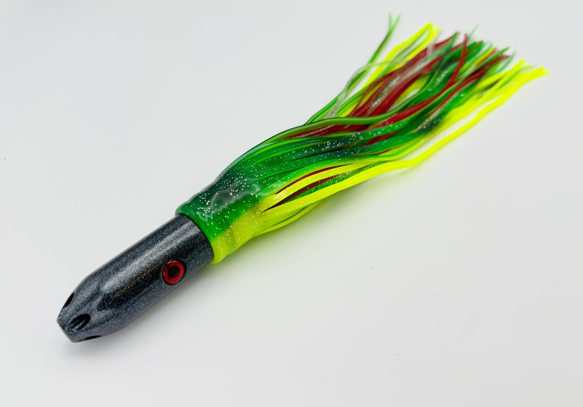Super Smoker - HEADS UP! -30 Year Anniversary Limited Edition Chromed & Aluminum Trolling Lures Tormenter Ocean Fishing Gear Zucchini Rigged - w/ 5 x 13" Bag 
