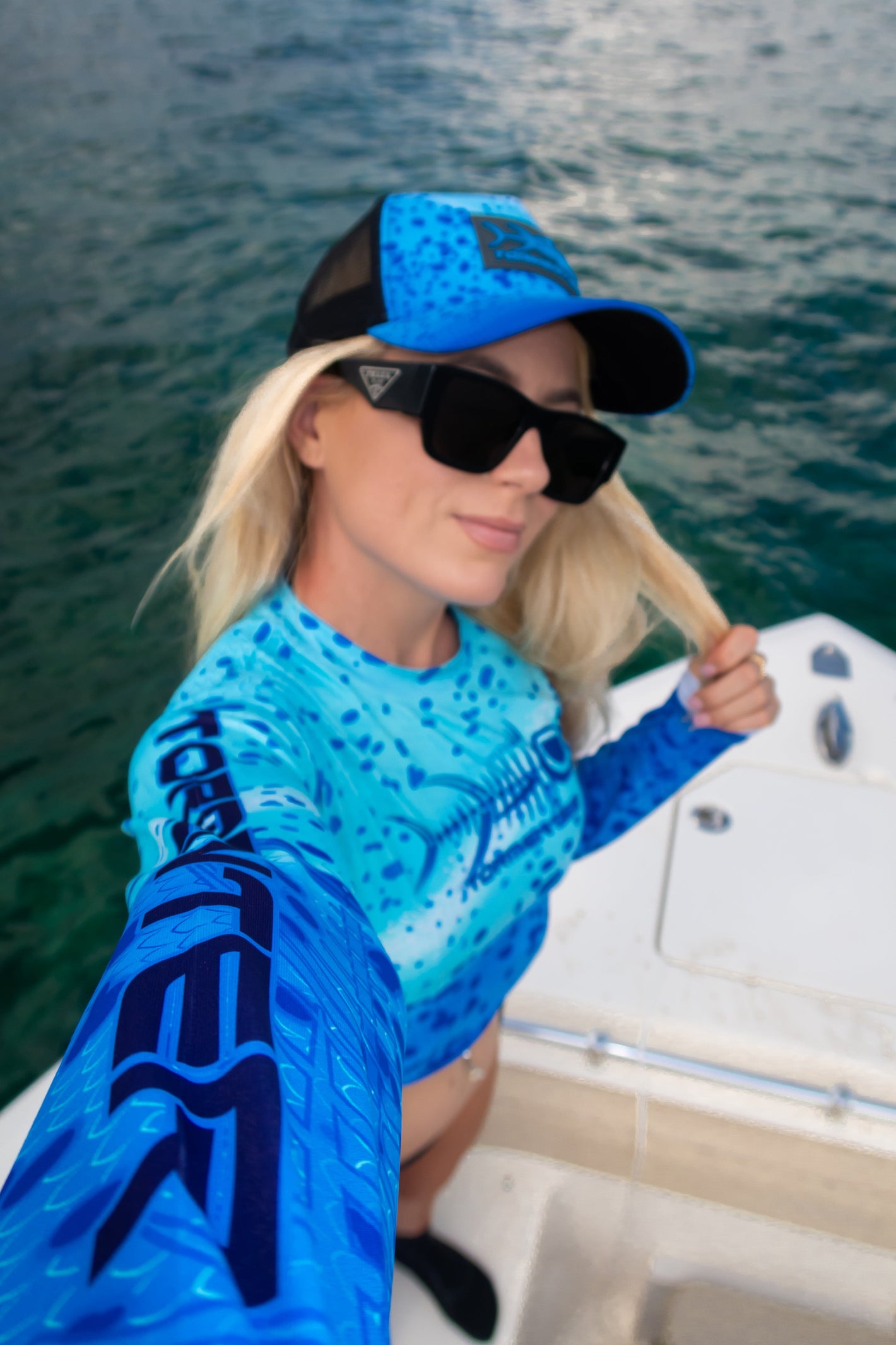 Men's Performance Shirt - Live Series Blue Mahi Men's SPF Ocean Fishing Tops Tormenter Ocean 