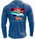 Men's Performance Shirt- Days End Men's SPF Ocean Fishing Tops Tormenter Ocean 