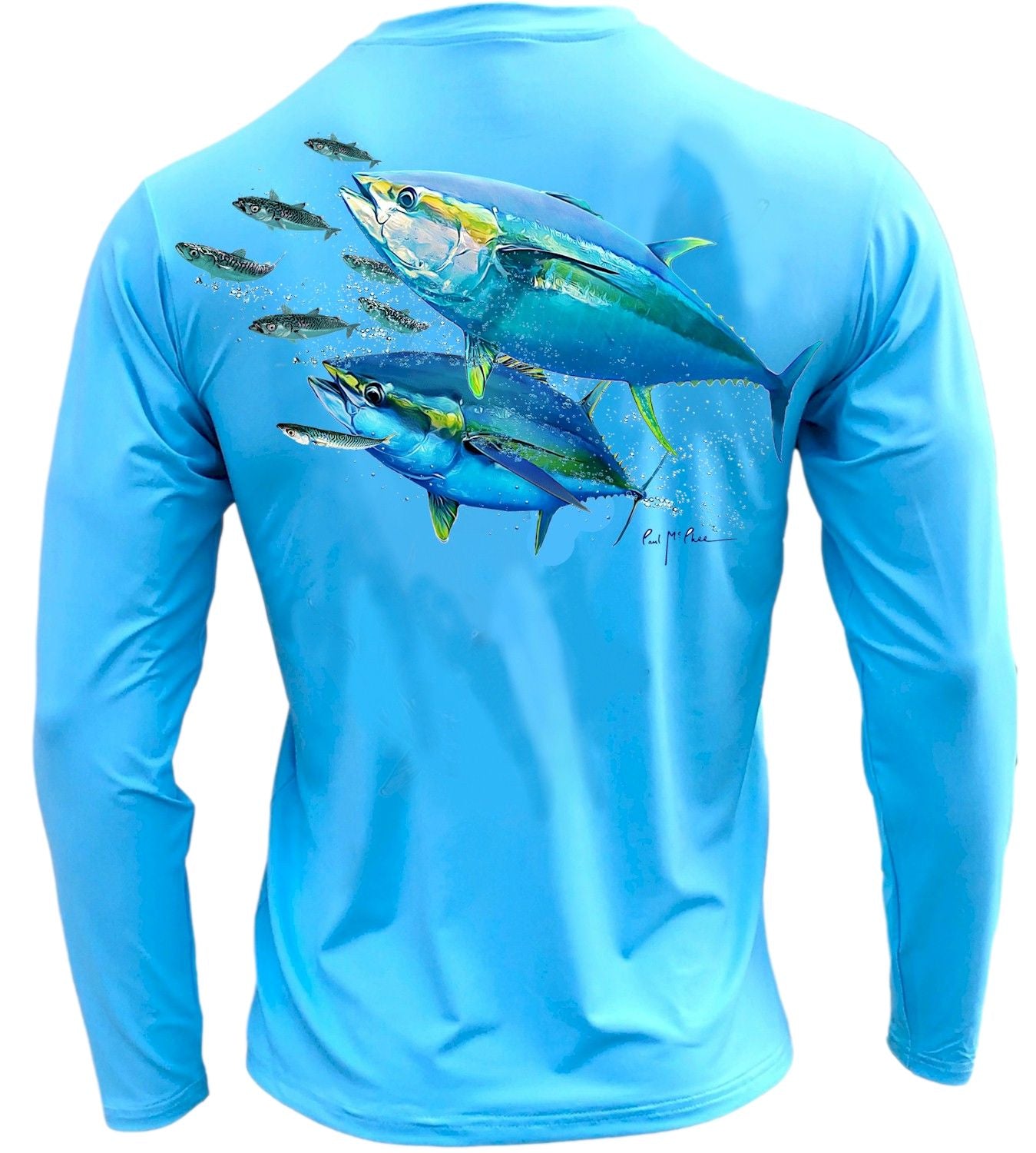 Men's Performance Shirt - Tuna Mack Men's SPF Ocean Fishing Tops Tormenter Ocean 