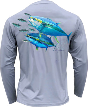 Men's Performance Shirt - Tuna Mack Men's SPF Ocean Fishing Tops Tormenter Ocean