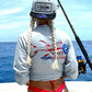 Men's Performance Shirt- Patriot Men's SPF Ocean Fishing Tops Tormenter Ocean 