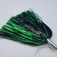 Steel Head Chromed & Aluminum Trolling Lures Tormenter Ocean MJG-(Green/Black) Rigged 