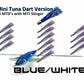 19" Sidewinder Directional Bars-Mini Tuna Dart Version Daisy Chains & Multi Bait Rigs Tormenter Ocean Blue/White Port 