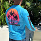 Men's Performance Shirt- Retro Sunset Men's SPF Ocean Fishing Tops Tormenter Ocean 