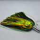 Steel Head Chromed & Aluminum Trolling Lures Tormenter Ocean Green/Yellow Rigged 
