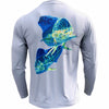 Men's Performance Shirt - Electrified Mahi - Gray