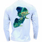 Men's Performance Shirt - Electrified Mahi Men's SPF Ocean Fishing Tops Tormenter Ocean White S 