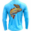 Men's Performance Shirt - Electric Fish – Redfish - Blue