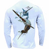 Men's Performance Shirt - Electric Fish – Swordfish - White