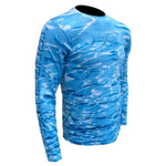 Men's Performance Shirt - Hydraflek Blue Men's SPF Ocean Fishing Tops Tormenter Ocean Blue S 