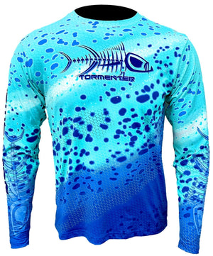 Men's Performance Shirt - Live Series Blue Mahi Men's SPF Ocean Fishing Tops Tormenter Ocean 