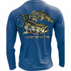 Men's Performance Shirt- Speckled Trout - Midnight Blue