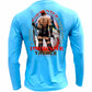 Men's Performance Shirt- Tormenter Girl Men's SPF Ocean Fishing Tops Tormenter Ocean Blue S 