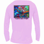 Women's Performance Shirt- Turtle Tormenter Ocean Pink S 