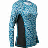 Women's Printed Performance Shirts - Nautilus Teal - Nautilus Teal