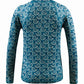 Women's Printed Performance Shirts - Nautilus Teal Ladies Printed SPF Tops Tormenter Ocean 