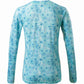 Women's Printed Performance Shirts - Palm Blossoms Ladies Printed SPF Tops Tormenter Ocean 