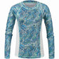 Women's Printed Performance Shirts - Tide Pool Ladies Printed SPF Tops Tormenter Ocean 