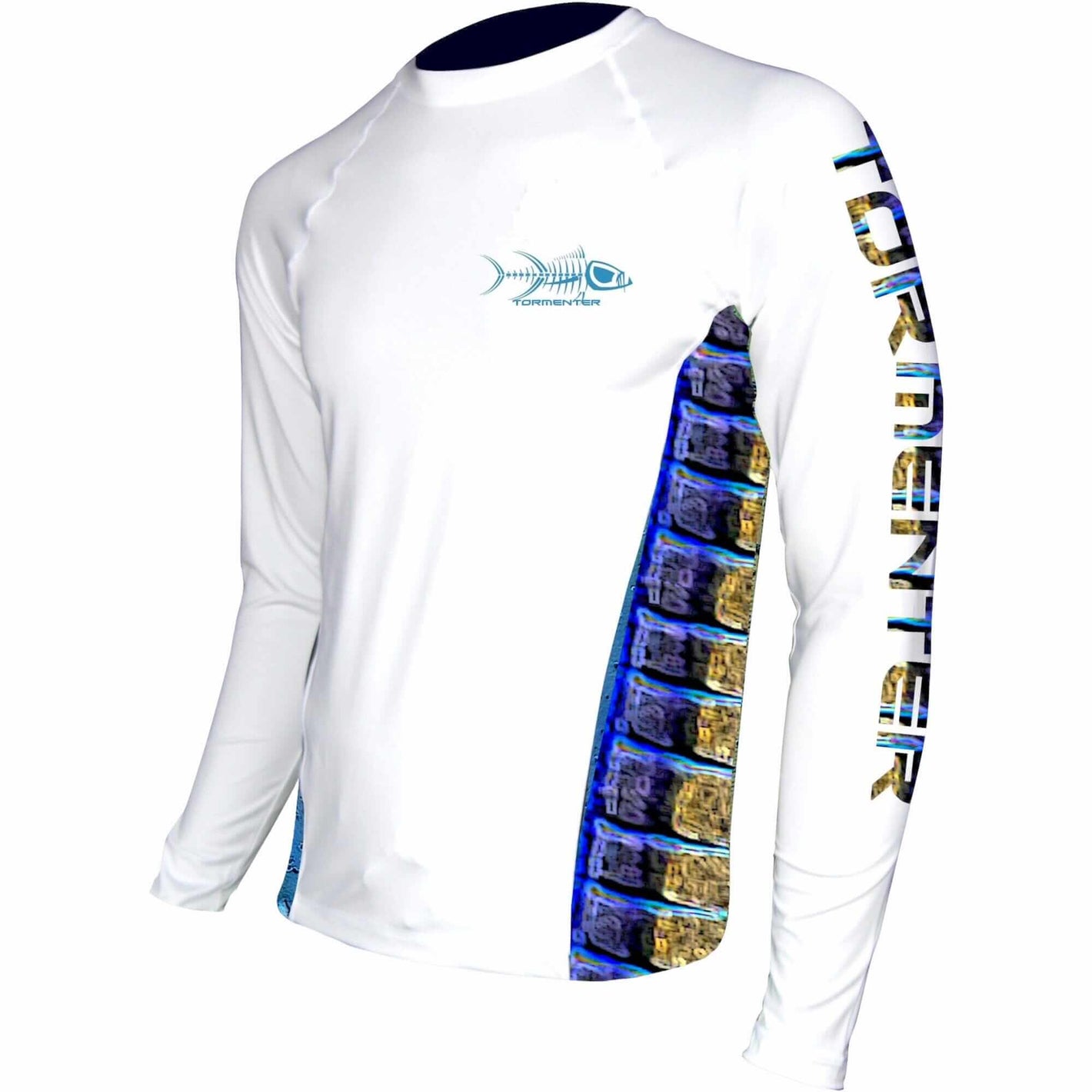 Marlin Side Venting Performance Shirt Men's SPF Ocean Fishing Tops Tormentor Ocean S 