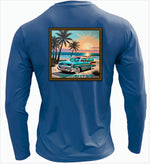Men's Performance Shirt- Surf Wagon Men's SPF Ocean Fishing Tops Tormenter Ocean 
