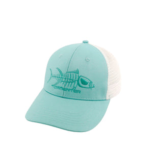 Hat-Seafoam with White Mesh Head Gear Tormentor Ocean 