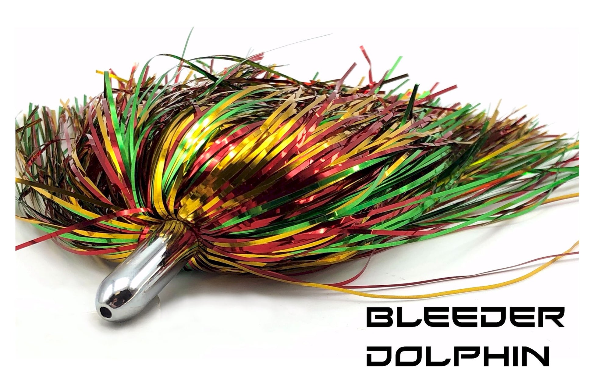 ON SALE! - Only $8.99 Rigged! Steel Head Chromed & Aluminum Trolling Lures Tormenter Ocean Bleeder Dolphin Rigged. Great for Mahi, Tuna, Marlin, Sailfish, Wahoo