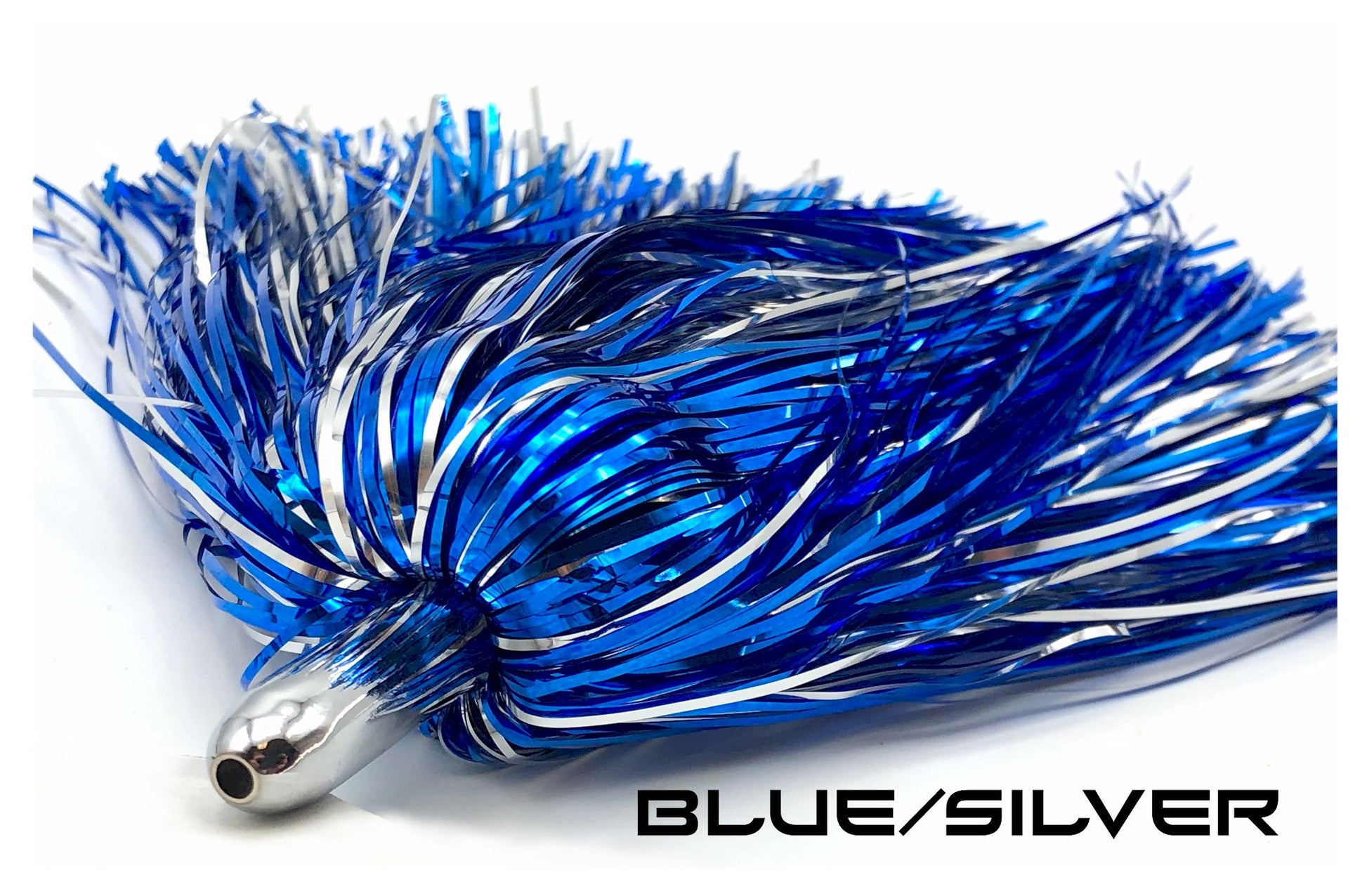 ON SALE! - Only $8.99 Rigged! Steel Head Chromed & Aluminum Trolling Lures Tormenter Ocean Blue/Silver Rigged. Great for Mahi, Tuna, Marlin, Sailfish, Wahoo
