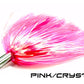 ON SALE! - Only $8.99 Rigged! Steel Head Chromed & Aluminum Trolling Lures Tormenter Ocean Pink Crystal Rigged. Great for Mahi, Tuna, Marlin, Sailfish, Wahoo 