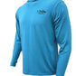 Heather Performance Hoodie - Teal Men's SPF Ocean Fishing Tops Tormenter Ocean 