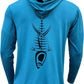 Heather Performance Hoodie - Teal Men's SPF Ocean Fishing Tops Tormenter Ocean 