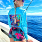 Women's Performance Shirt- Turtle Tormenter Ocean Seafoam S 