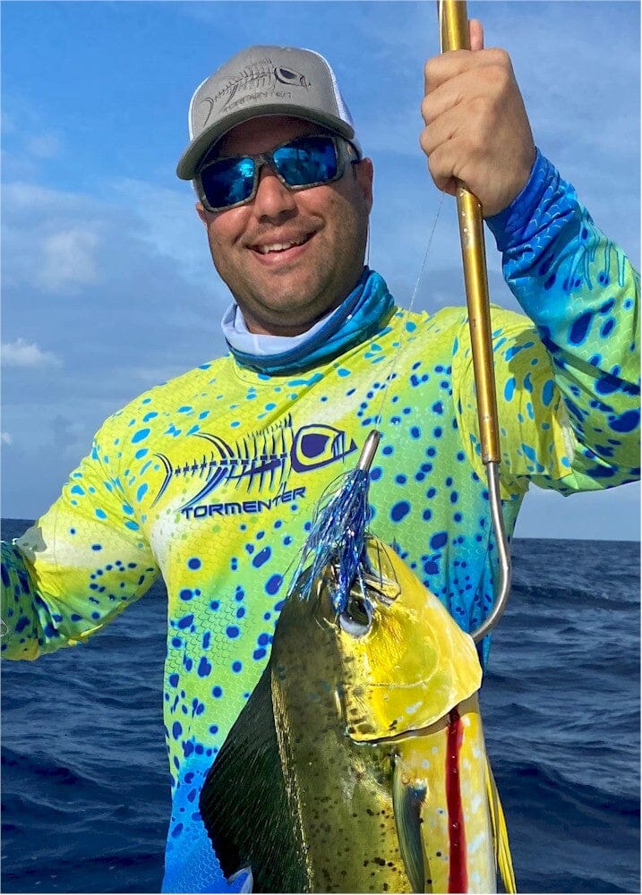 Men's Performance Shirt - Live Series Mahi (Dorado) Men's SPF Ocean Fishing Tops Tormenter Ocean 