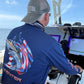 Men's Performance Shirt- Sailing Patriot Men's SPF Ocean Fishing Tops Tormenter Ocean 