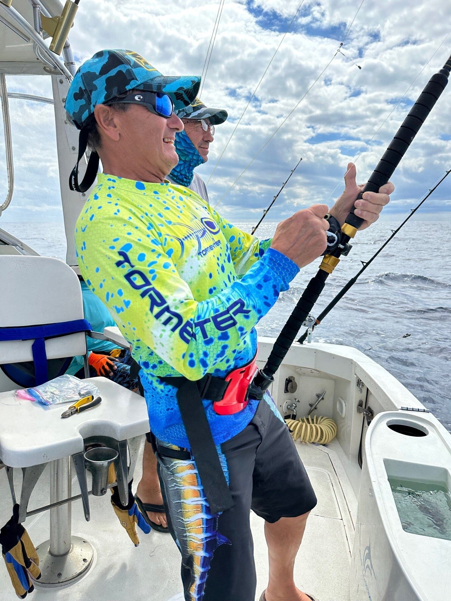 Men's Performance Shirt - Live Series Mahi (Dorado) Men's SPF Ocean Fishing Tops Tormenter Ocean 