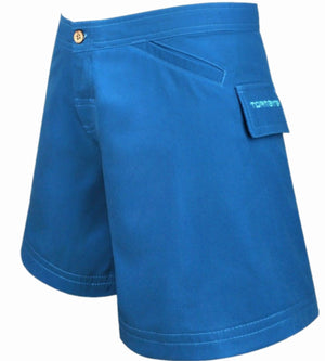 Women's Bermuda Series Yachting Shorts - Aqua Marine Women's board shorts Tormenter Ocean BC Aqua 0 