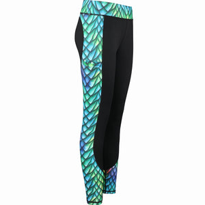 Women's Active Leggings Cabo Sunset Scales Women's Performance Fishing Leggings Tormenter Ocean XS