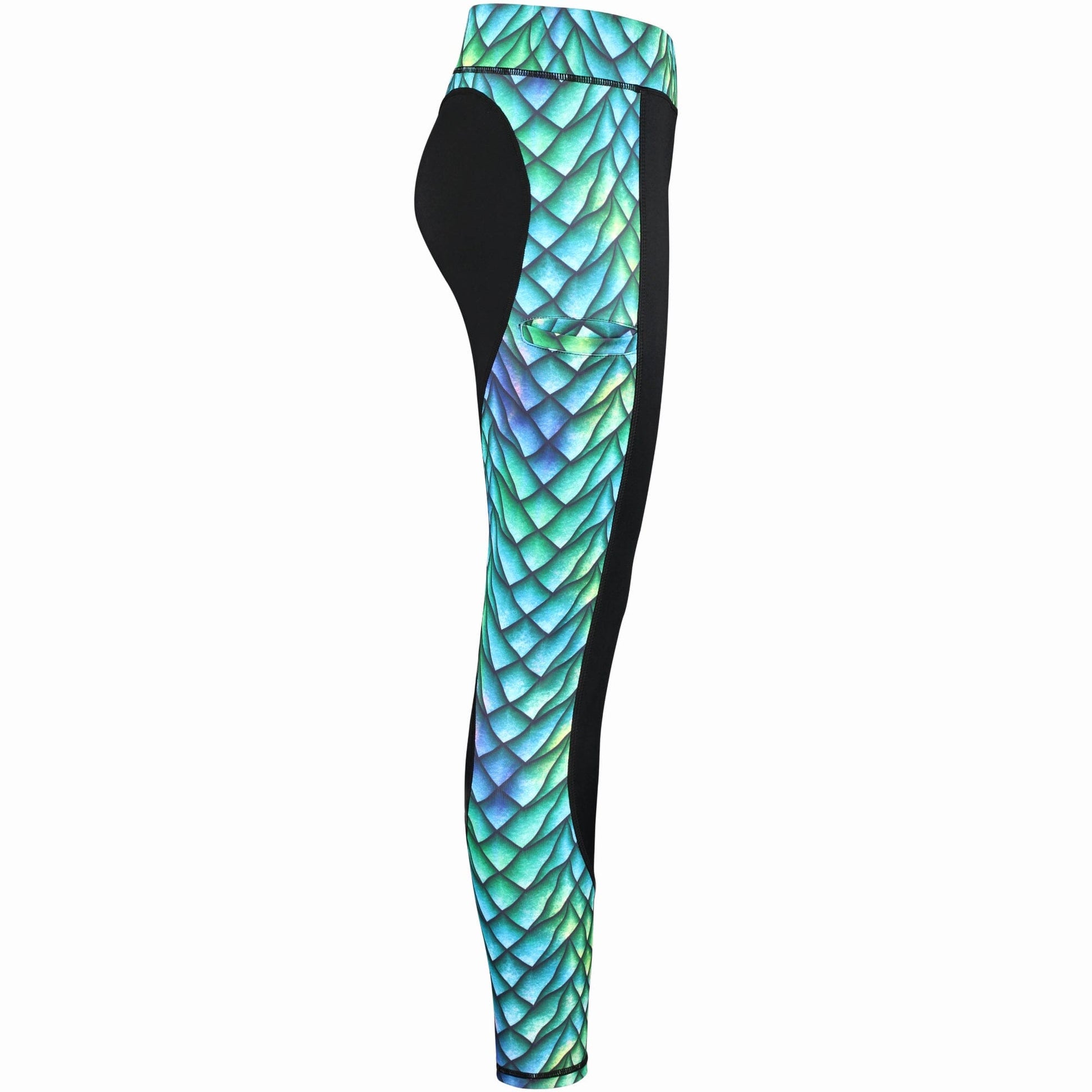 Women's Active Leggings Cabo Sunset Scales Women's Performance Fishing Leggings Tormenter Ocean 