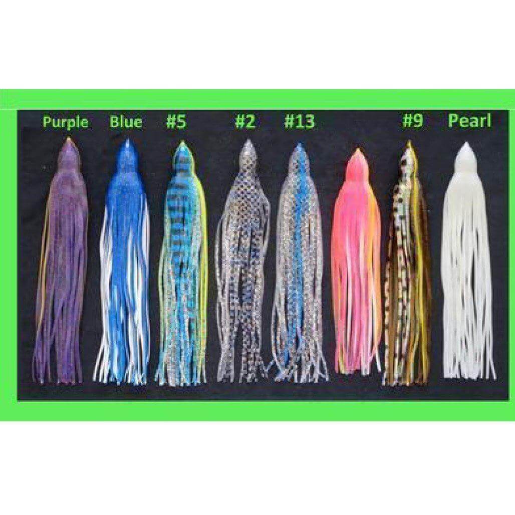 11" Replacement Fishing Skirts Replacement Skirts Tormenter Ocean 