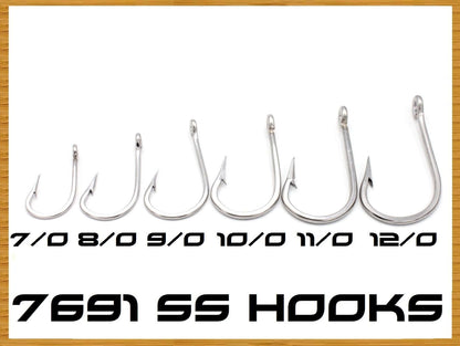 7691 Stainless Steel Hooks  TORMENTER OCEAN FISHING TACKLE