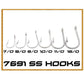 7691 Stainless Steel Hooks Hooks Tormenter Ocean 