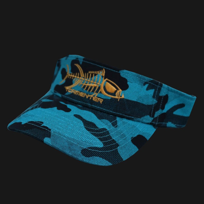 VISOR - Blue Camo Head Gear Tormentor Ocean 