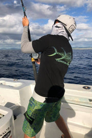Mahi Skin Black Men’s Fishing T-Shirt Fishing T-Shirts Tormenter Ocean 