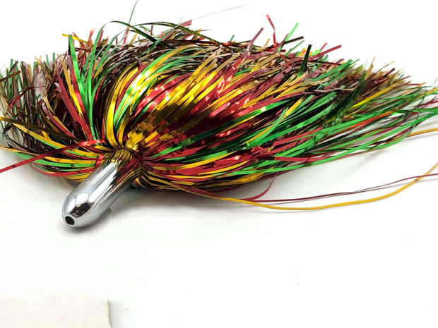 Steel Head Chromed & Aluminum Trolling Lures Tormenter Ocean Bleeder Dolphin Rigged 