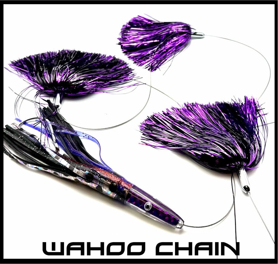 Wahoo Rig Black & Orange Wahoo Dart Lure | Tormenter Ocean Fishing Gear